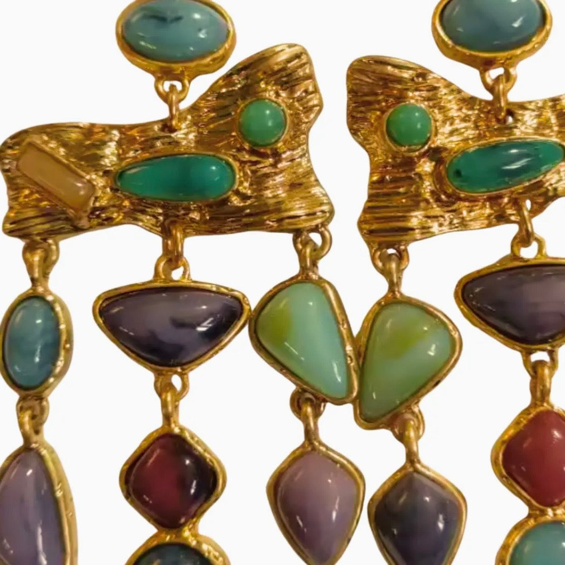 Sienna Bold Stone Earrings