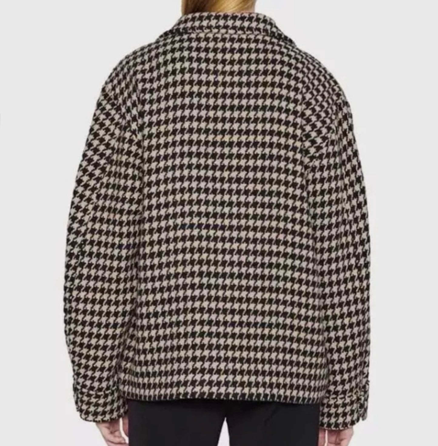 Anine Bing Houndstooth Coat