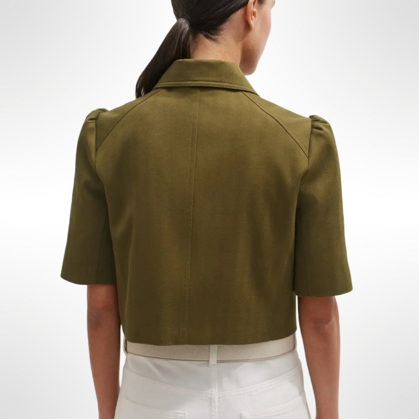 Me & Em Crop Army Jacket