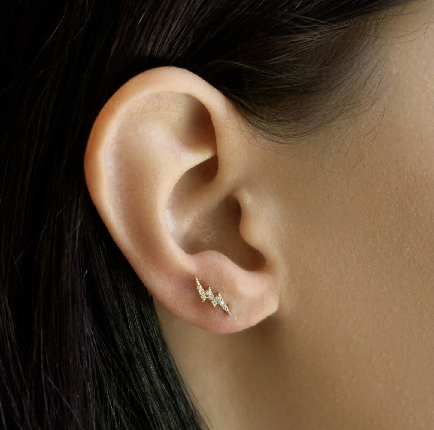Thunder CZ Studs