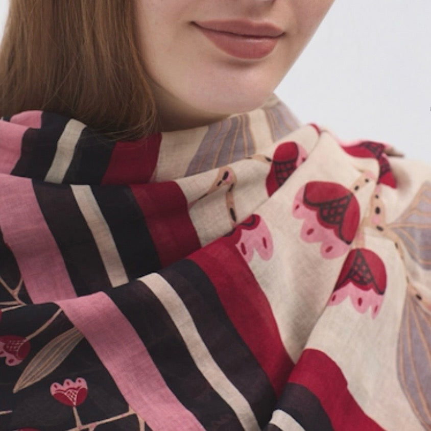 Samoa Flowers Scarf