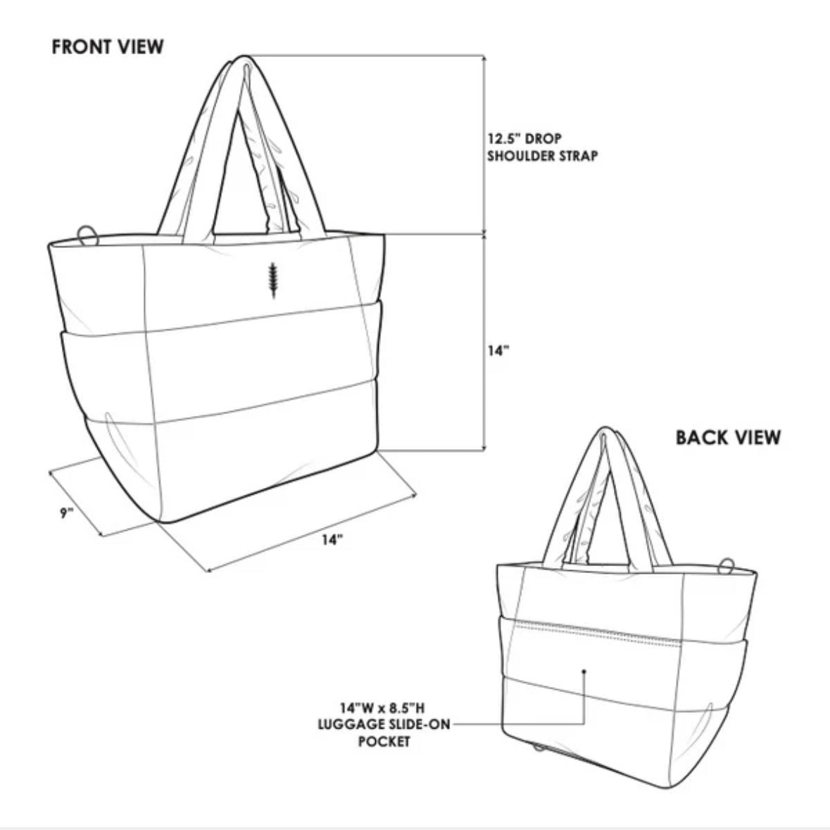 Thacker Puffer Travel Tote