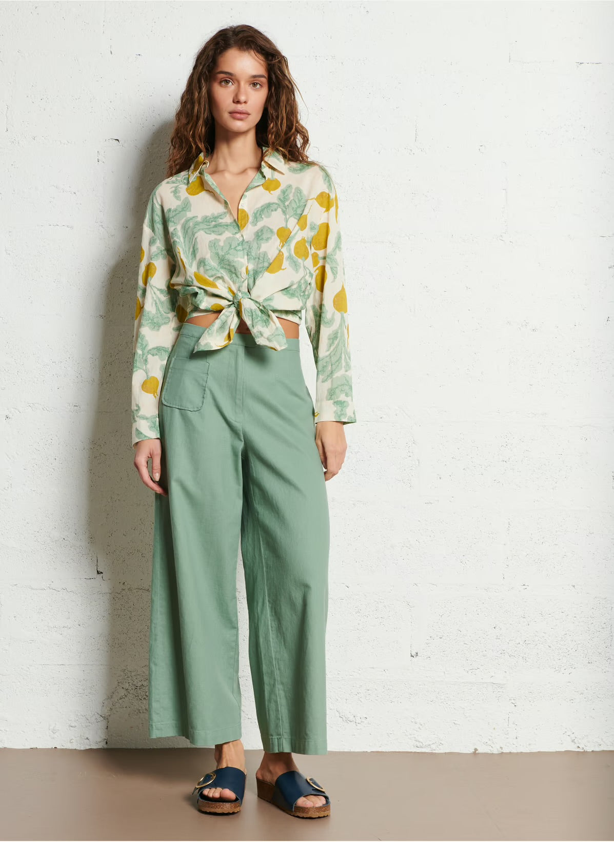 Sage Mini Pocket Pants
