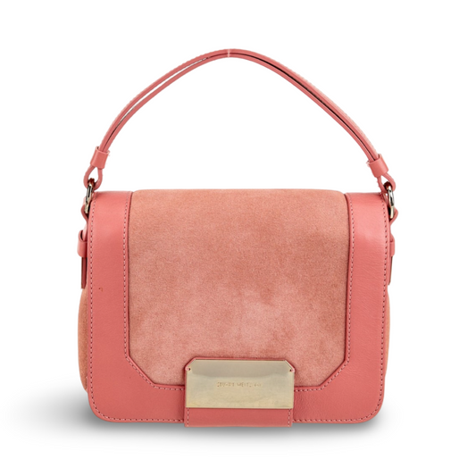 Stuart Weitzman Pink Suede Bag