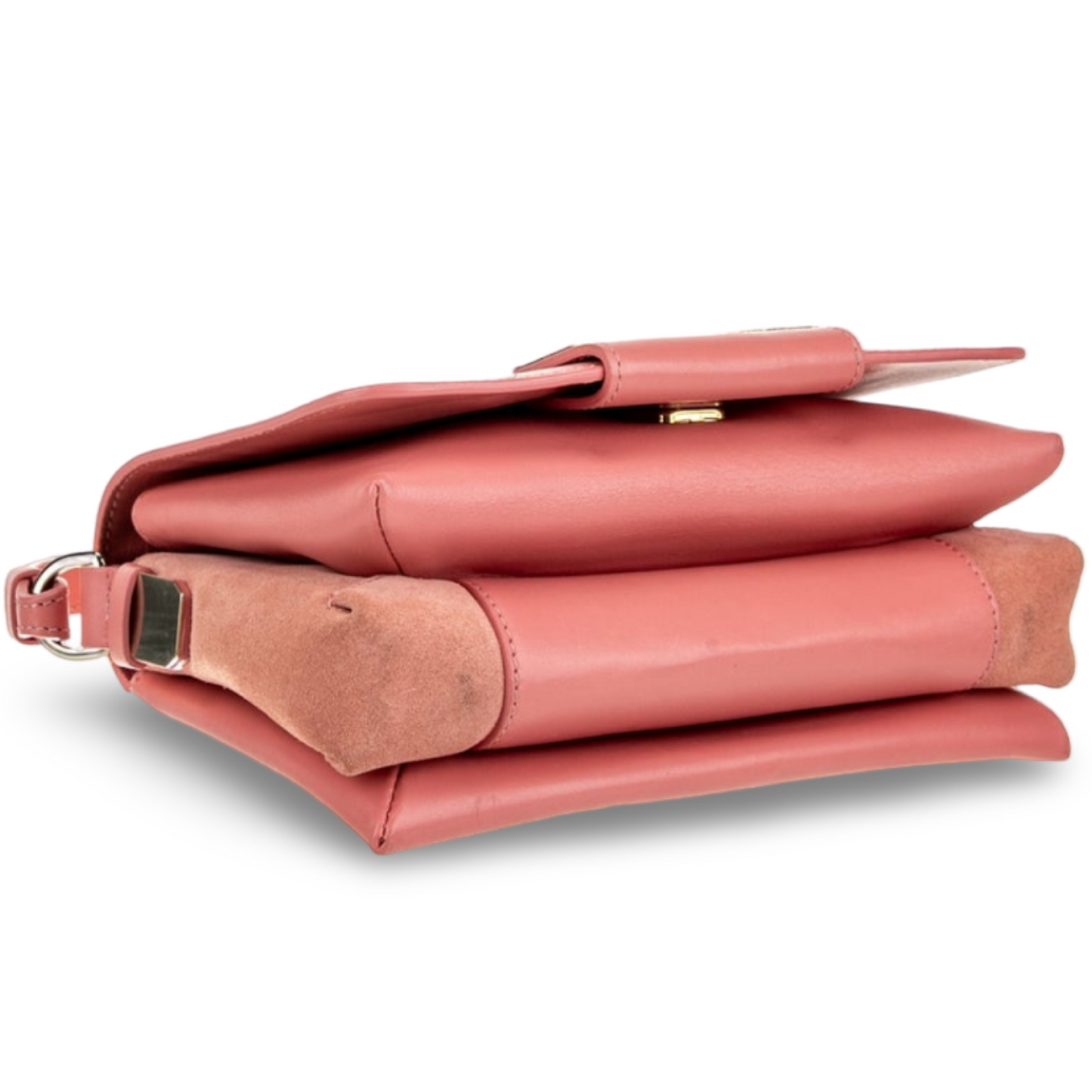 Stuart Weitzman Pink Suede Bag