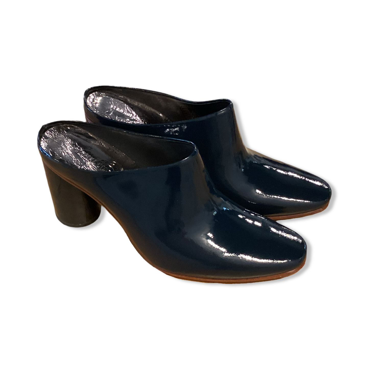 Rachel Comey Patent Mules, 7.5