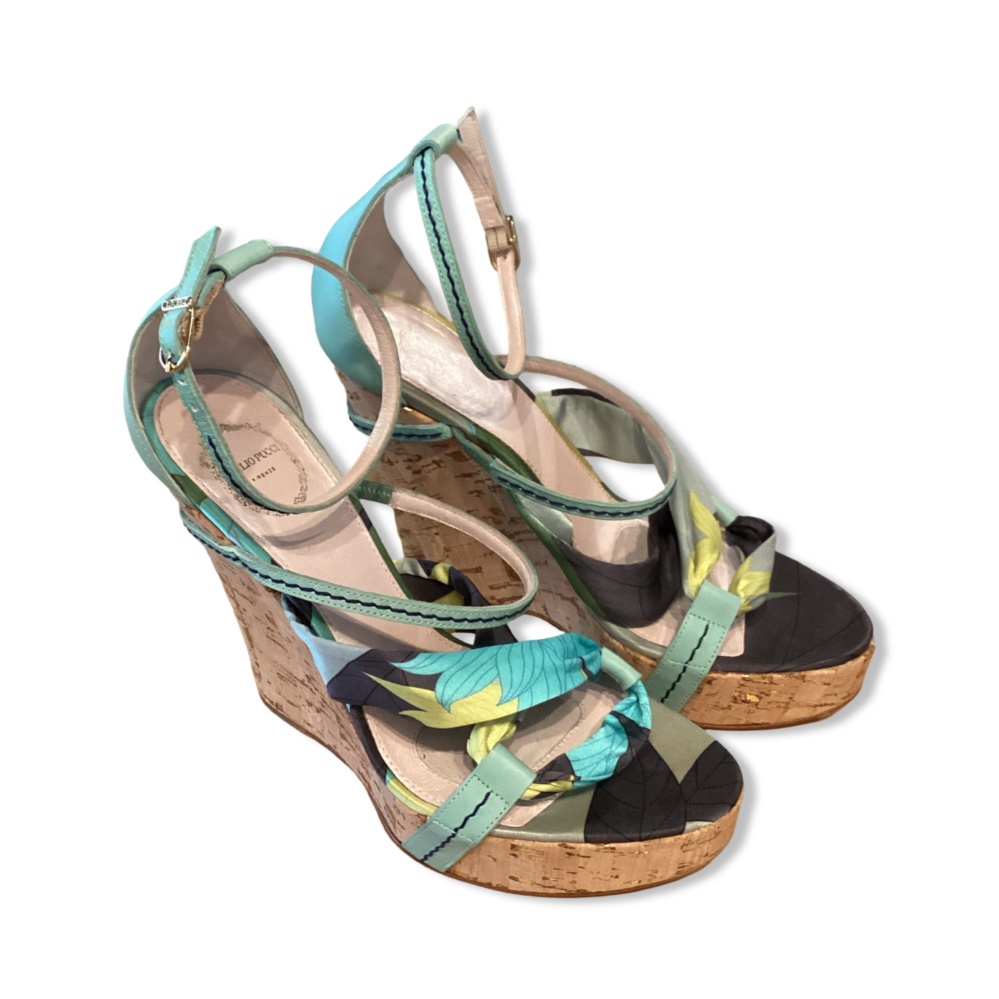 Emilio Pucci Cork Wedges