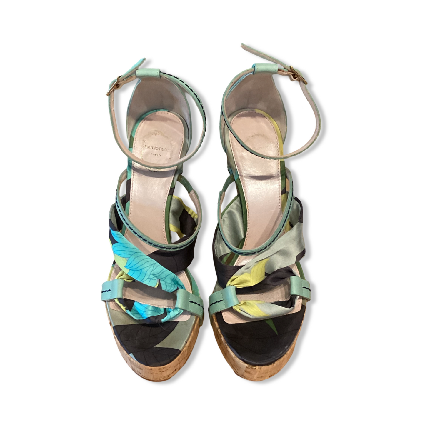 Emilio Pucci Cork Wedges