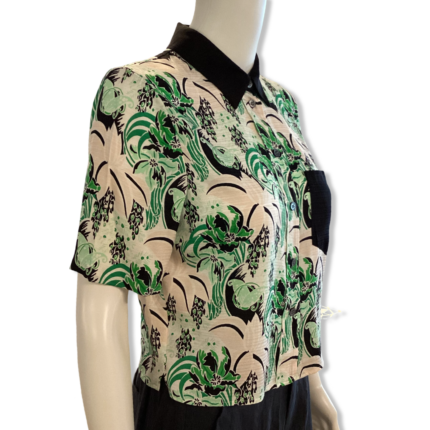 Veronica Beard Tropic Crop