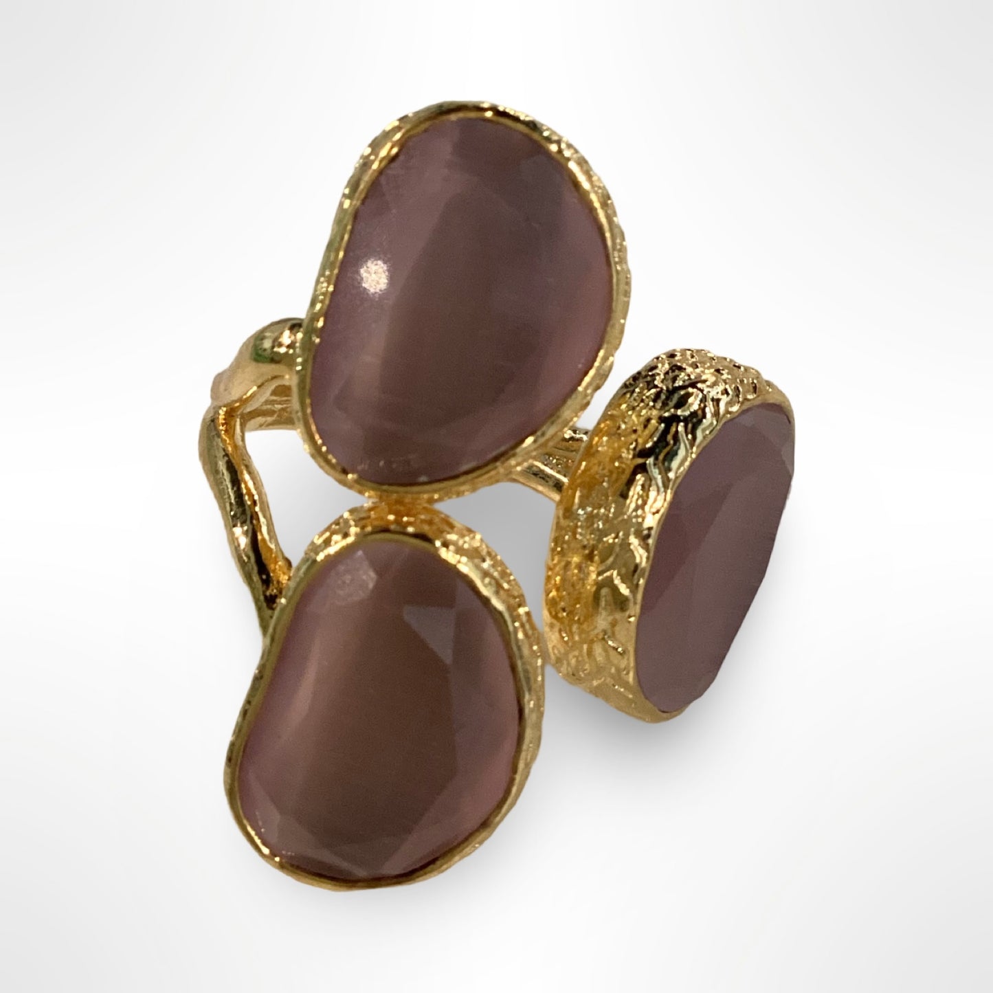 Triple Cat’s Eye Ring