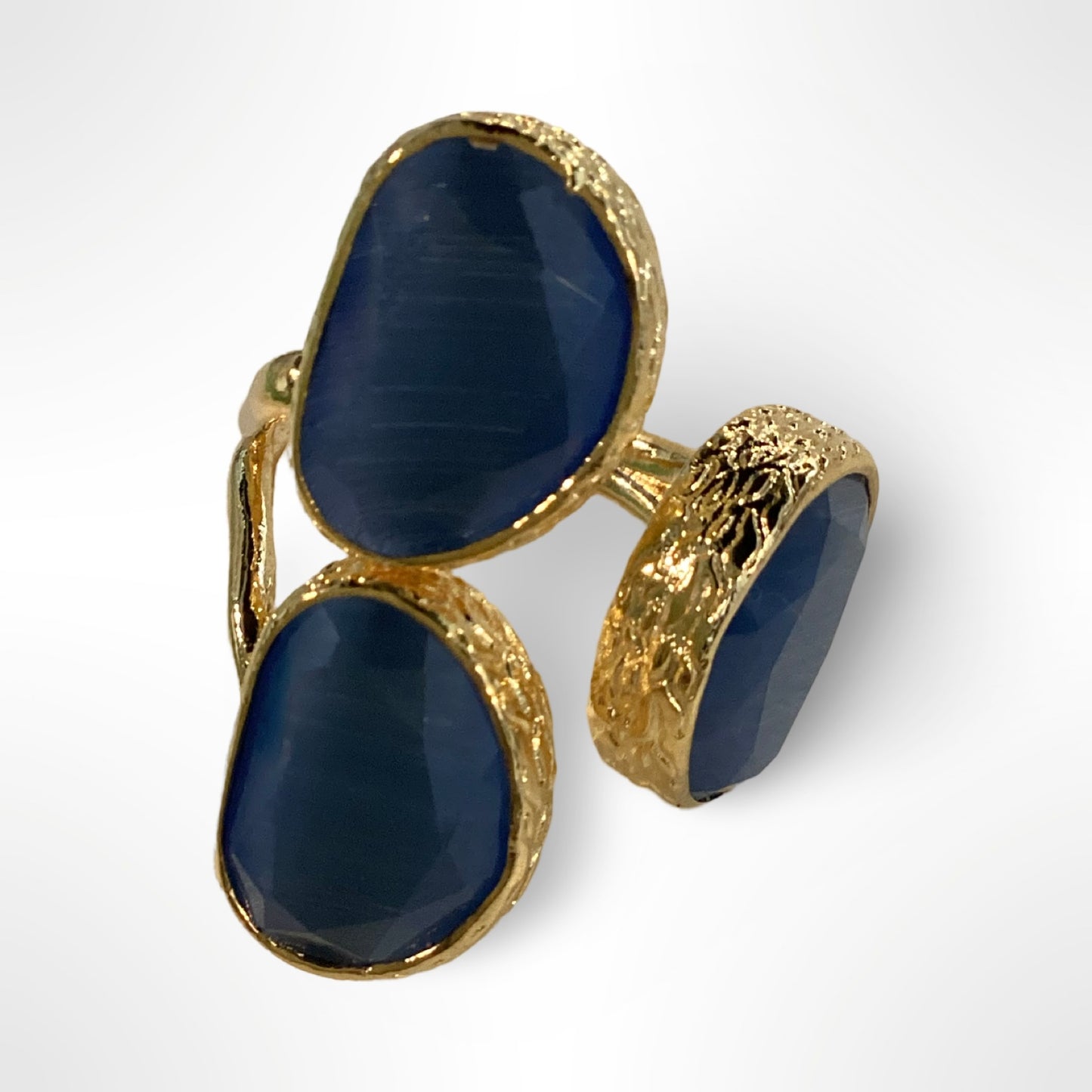 Triple Cat’s Eye Ring