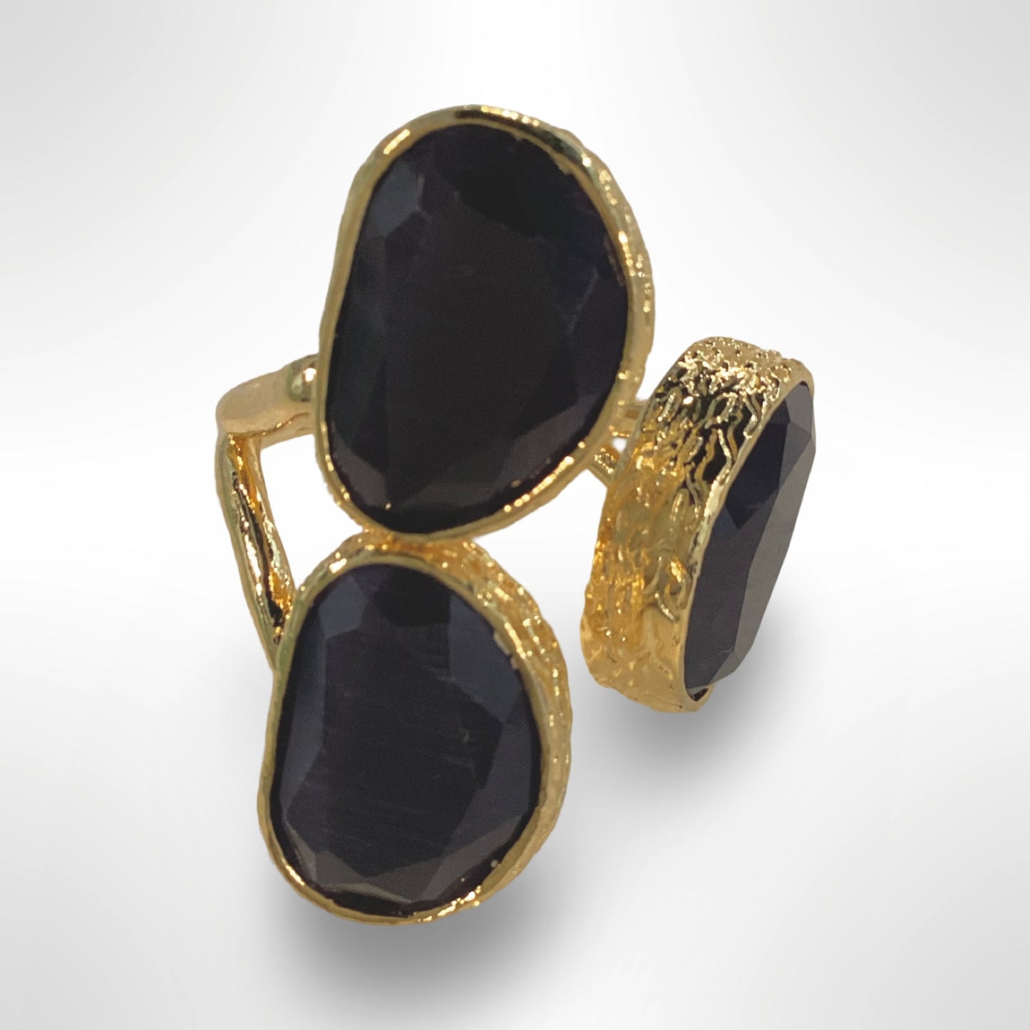 Triple Cat’s Eye Ring