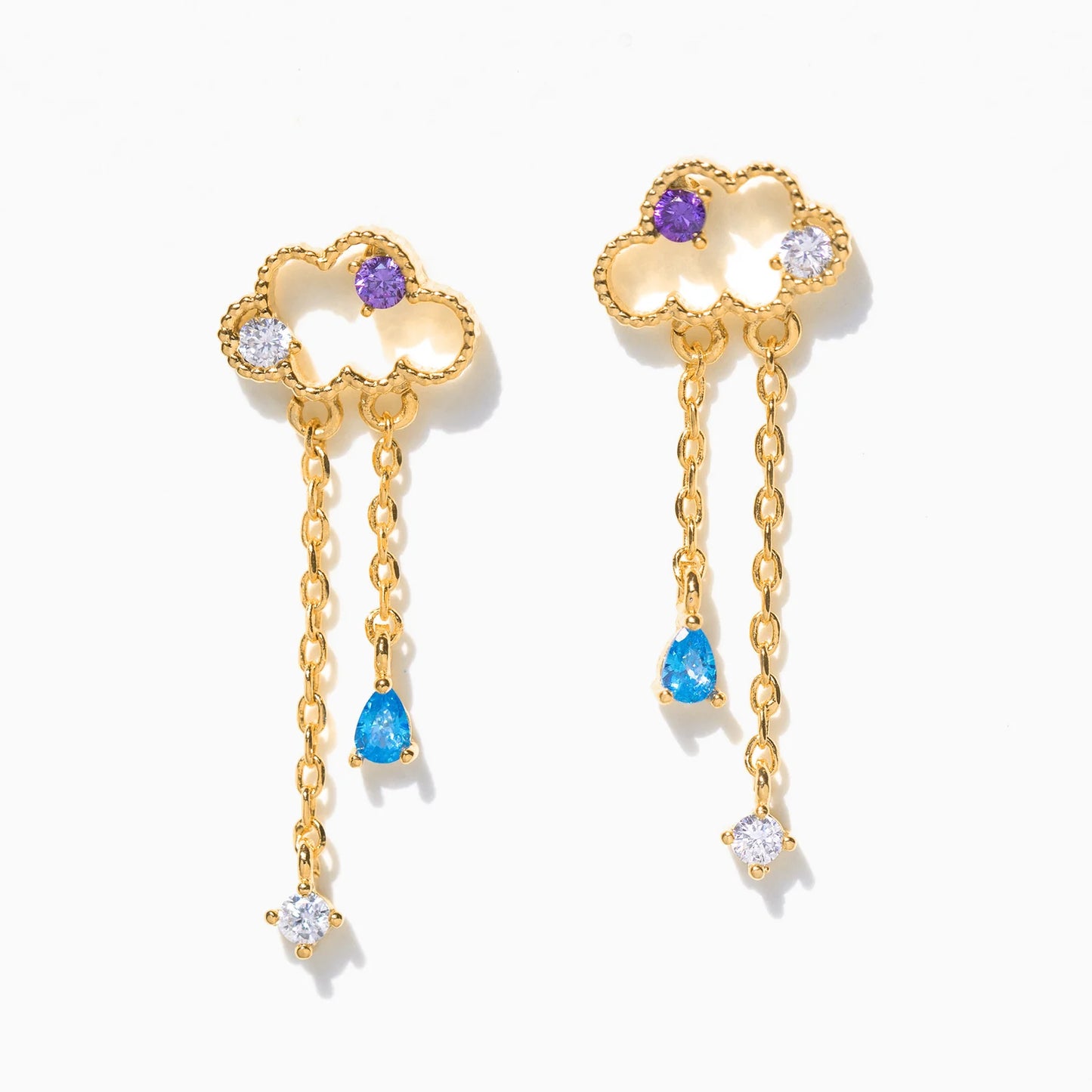 Raining Clouds Dangle Earrings