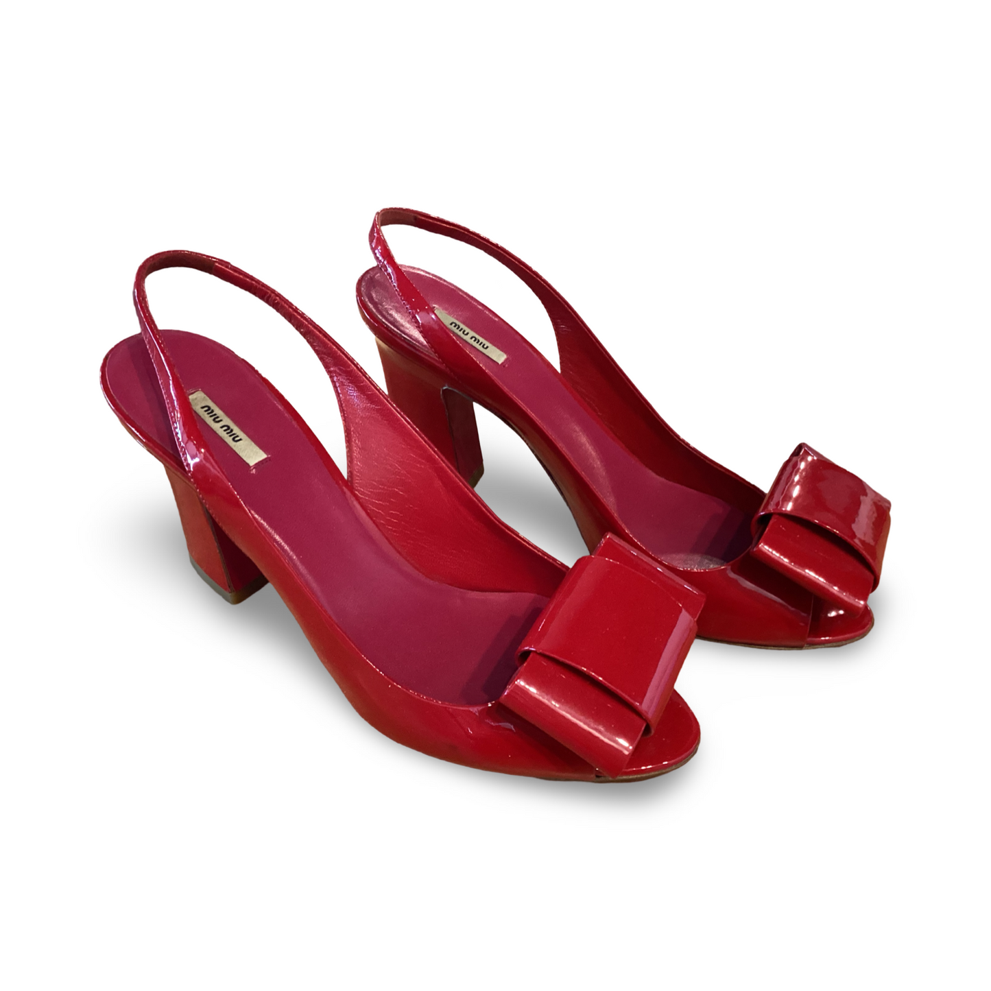 Miu Miu Red Hot Bows