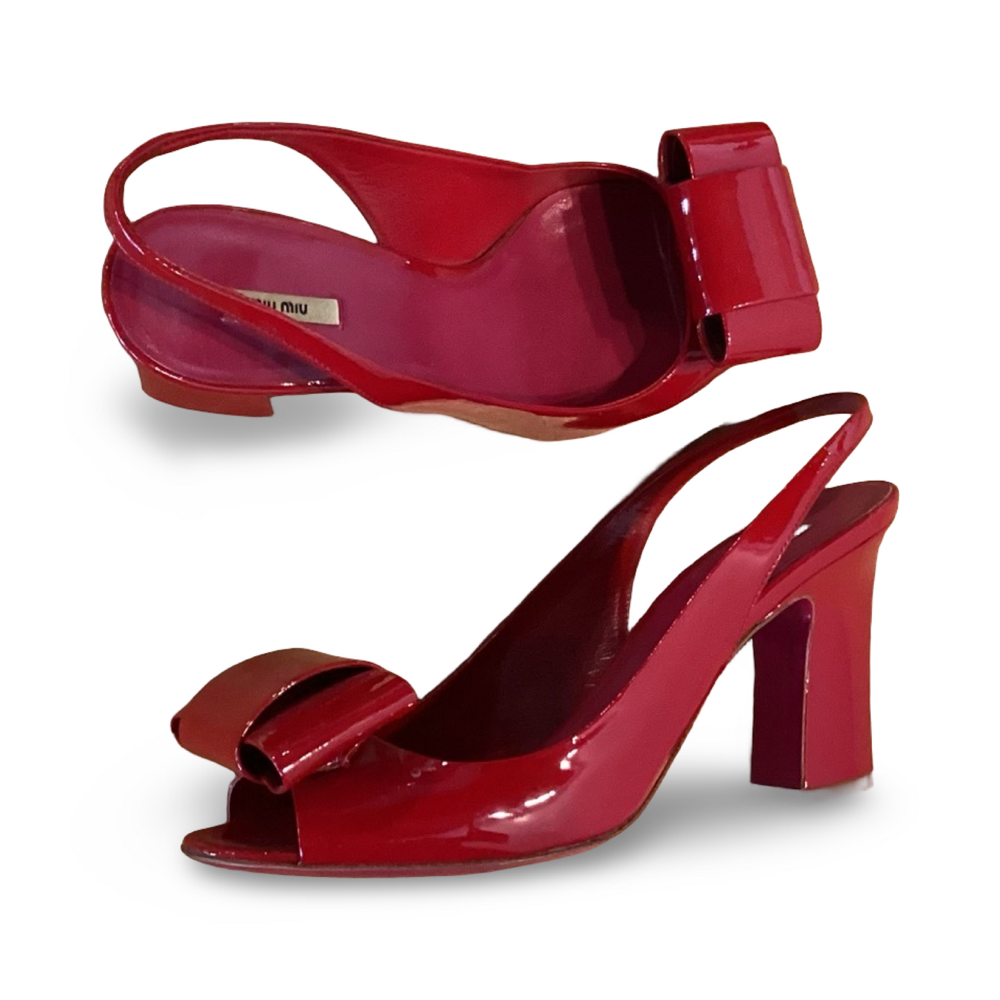 Miu Miu Red Hot Bows