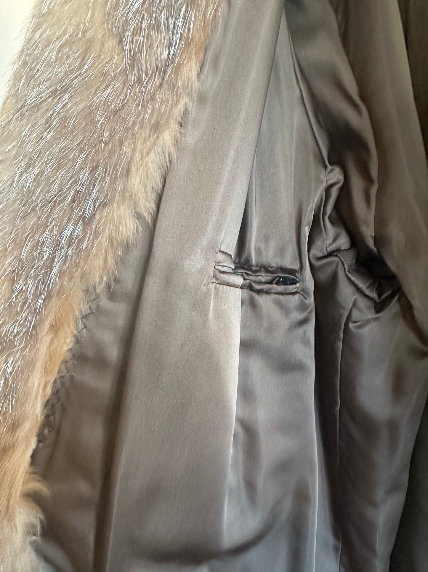 Christian Dior Beige Fox Fur