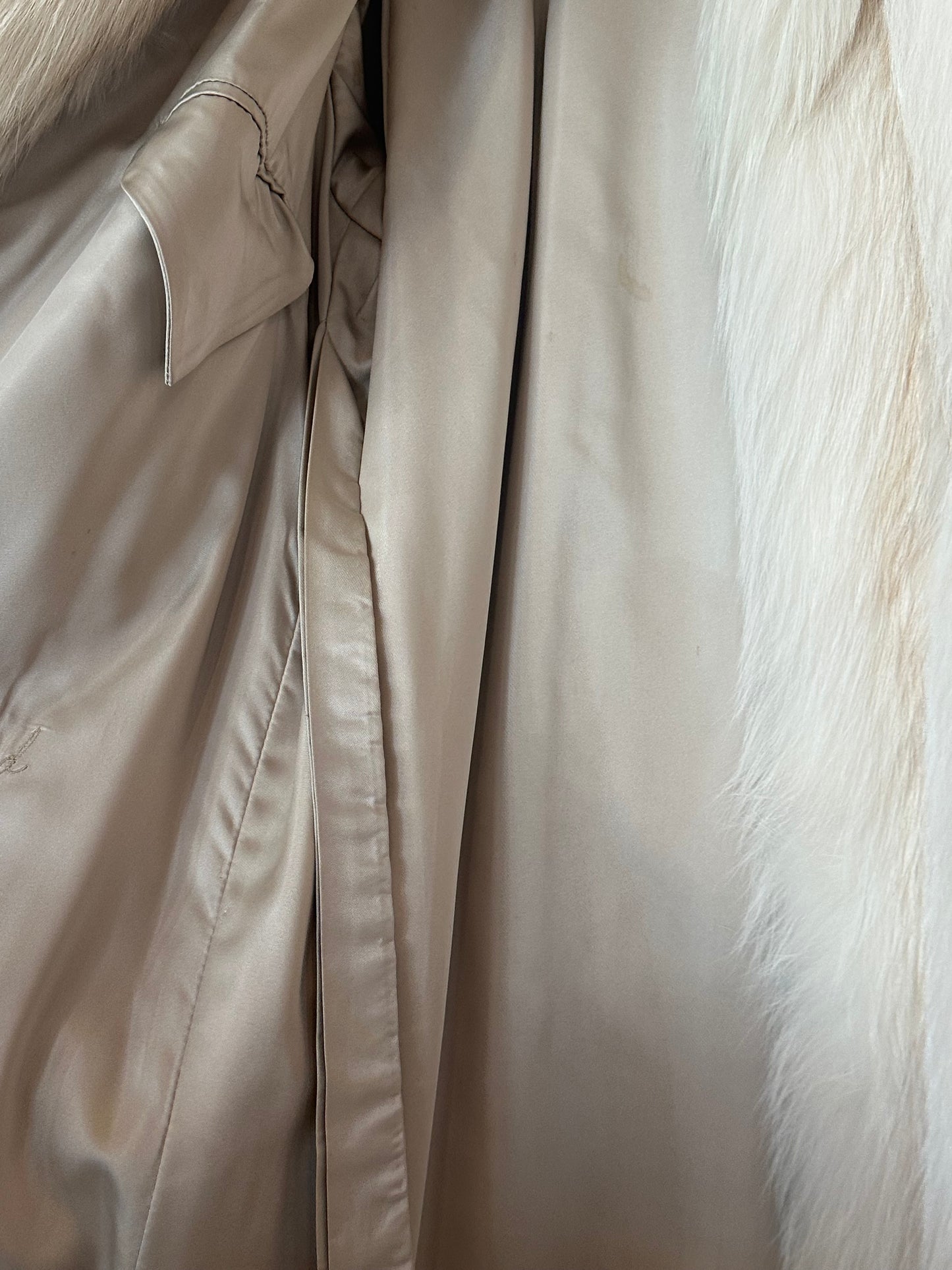 Christian Dior Silver Fox Fur