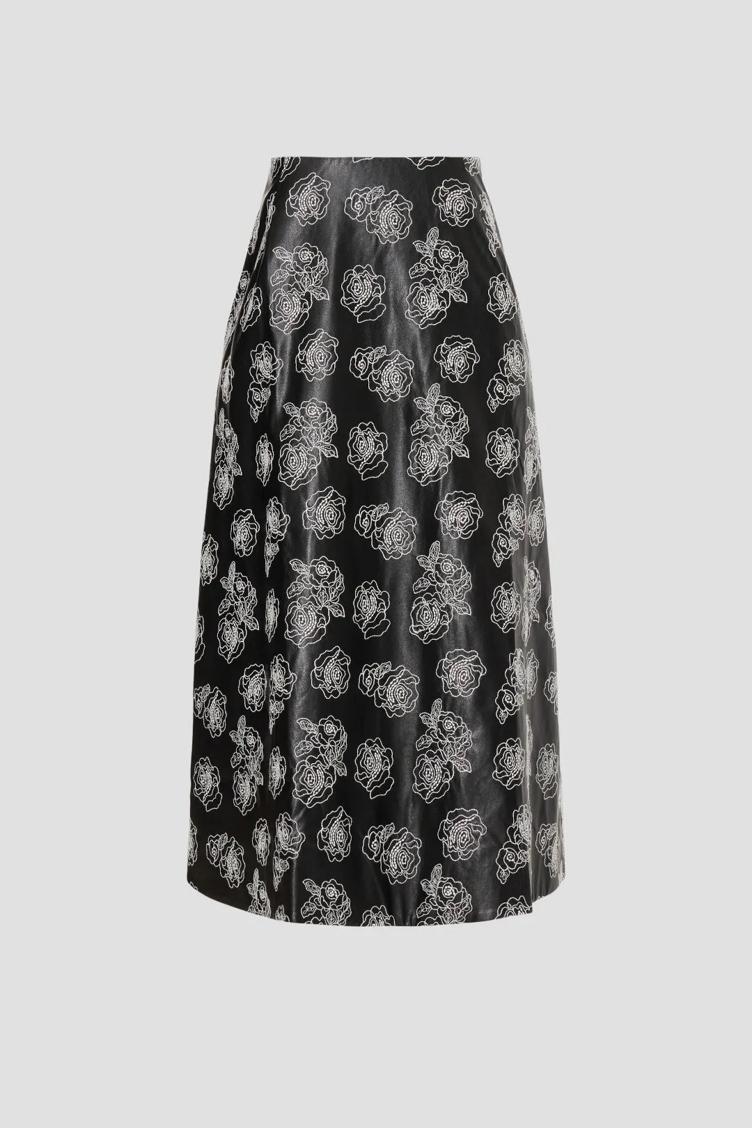 Pferdgarten Leather Midi Skirt