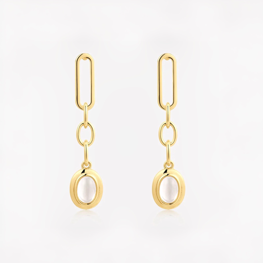 Sunset Stone Earrings