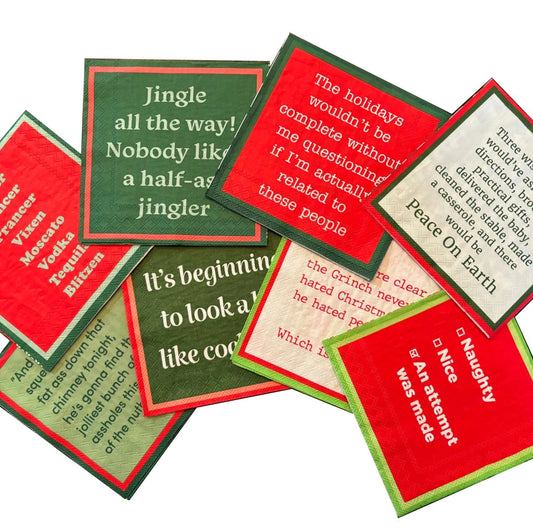 Holiday Cocktail Napkin Set