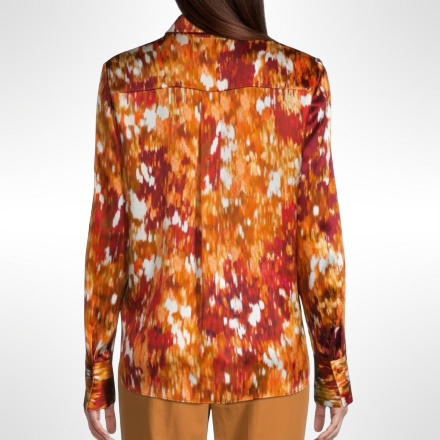 Lafayette148 Autumn Silk Top