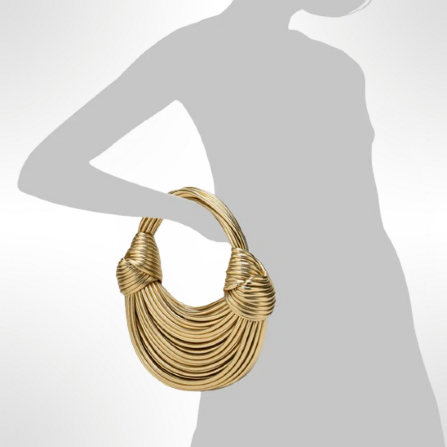 Verano Hill Gold Coil Bag