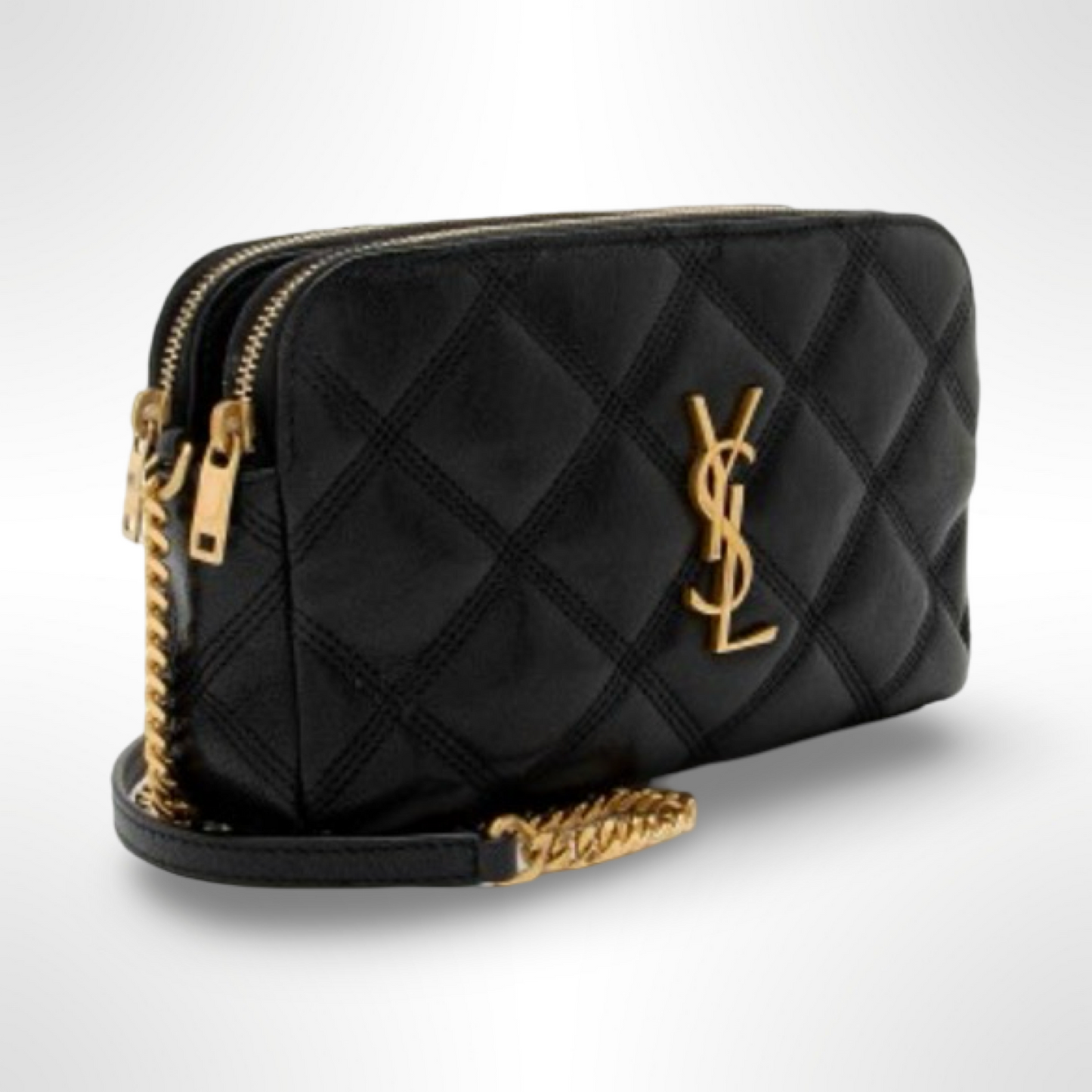 YSL Becky Dbl Zip Crossbody