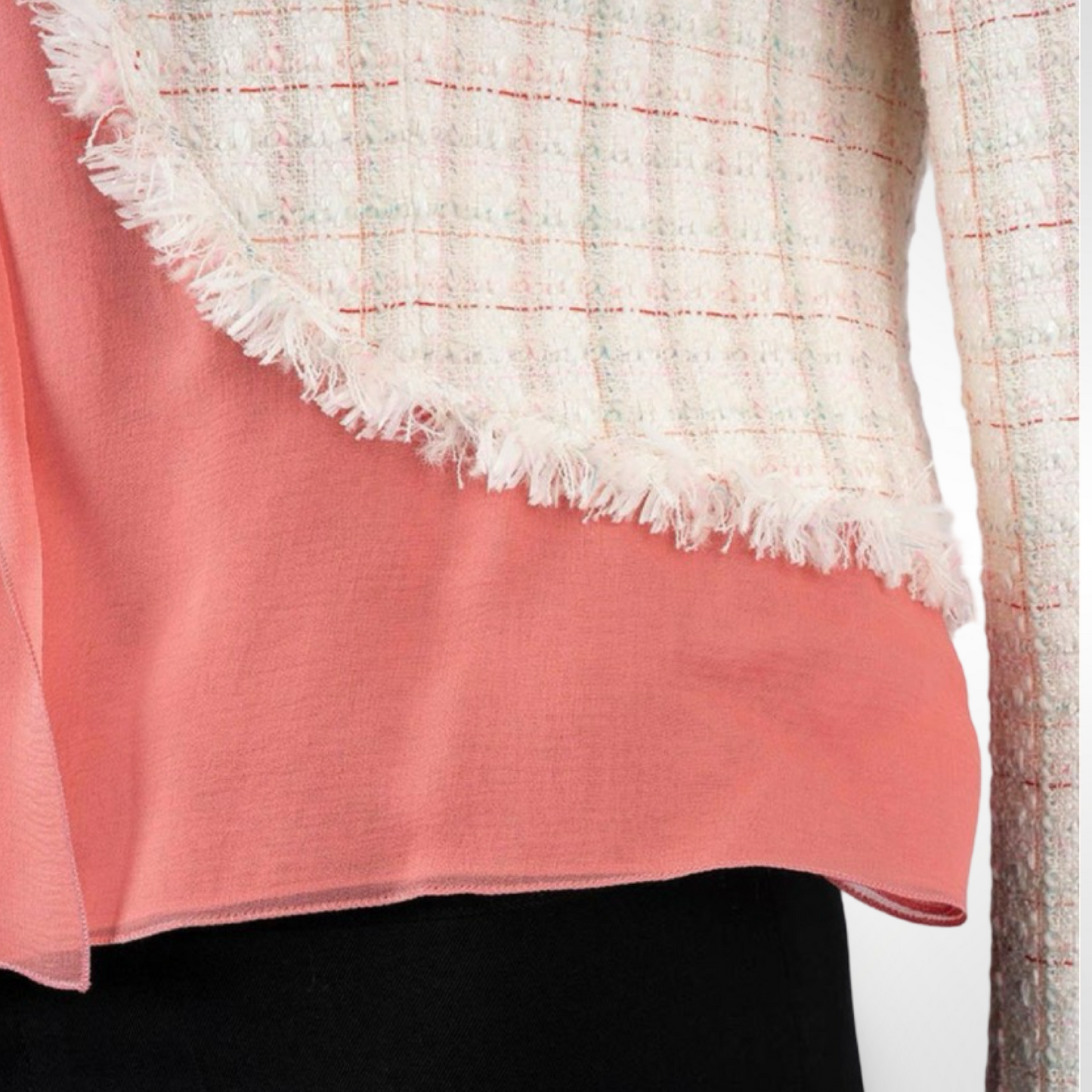 Chanel Pink Trim Jacket