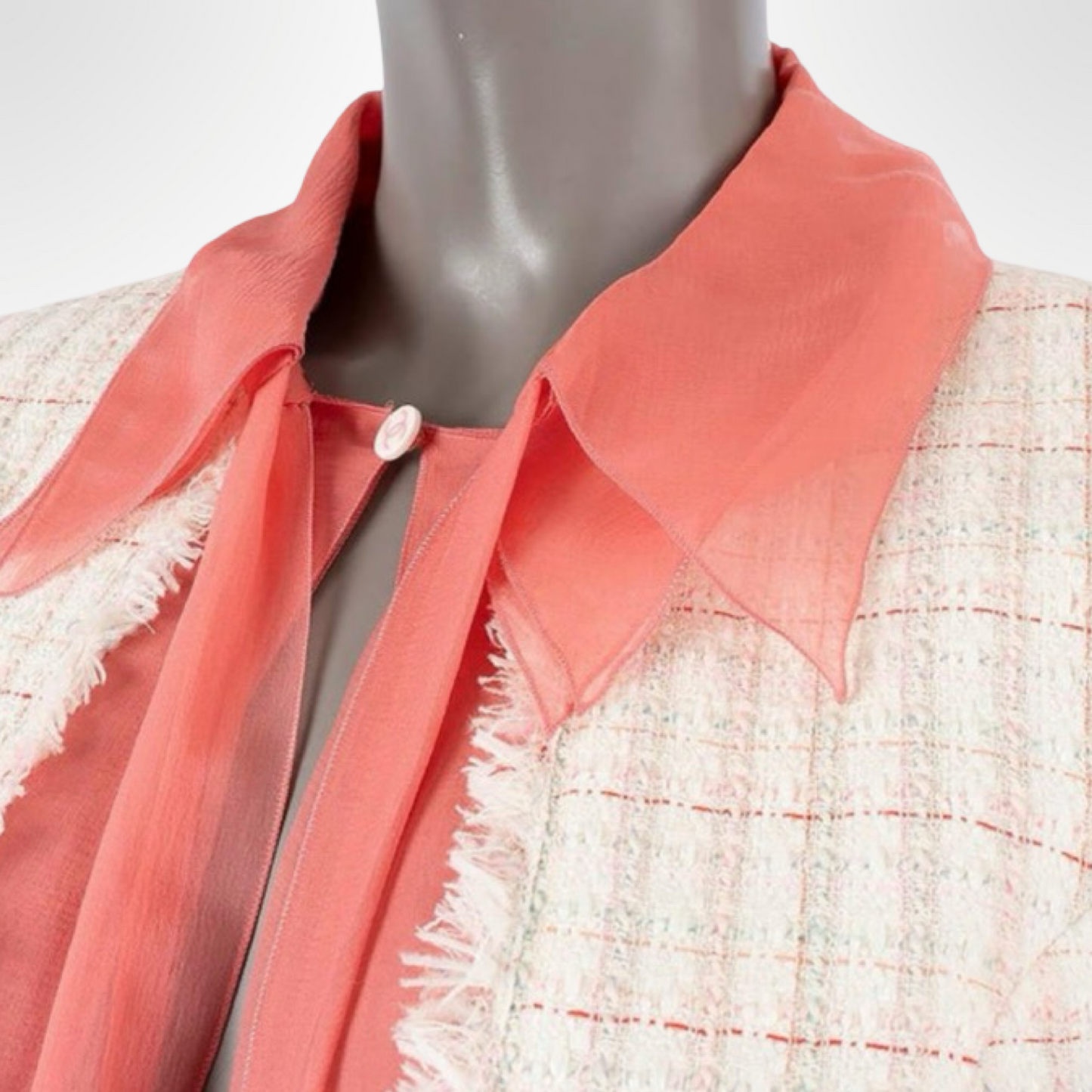 Chanel Pink Trim Jacket