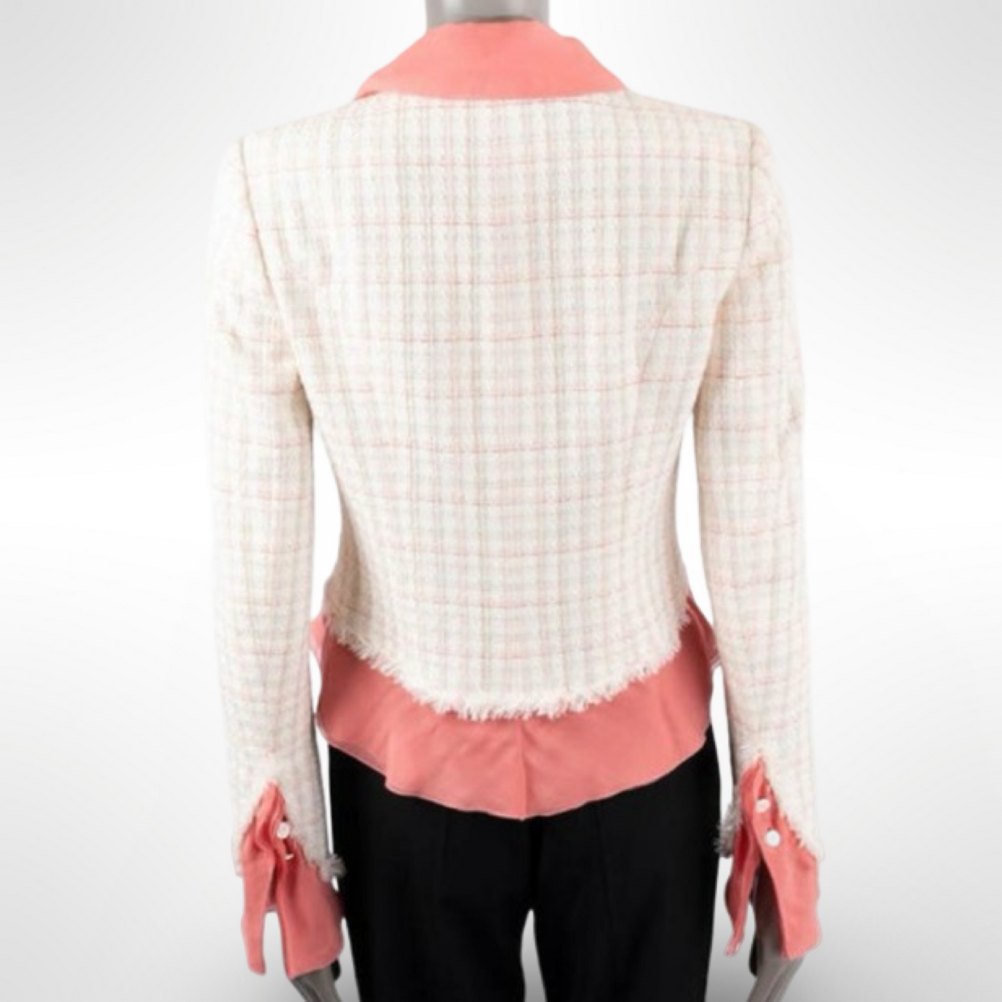 Chanel Pink Trim Jacket
