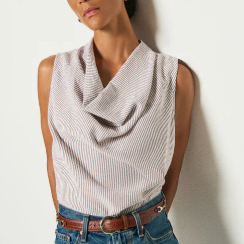 Cillie Cowl Neck Tank