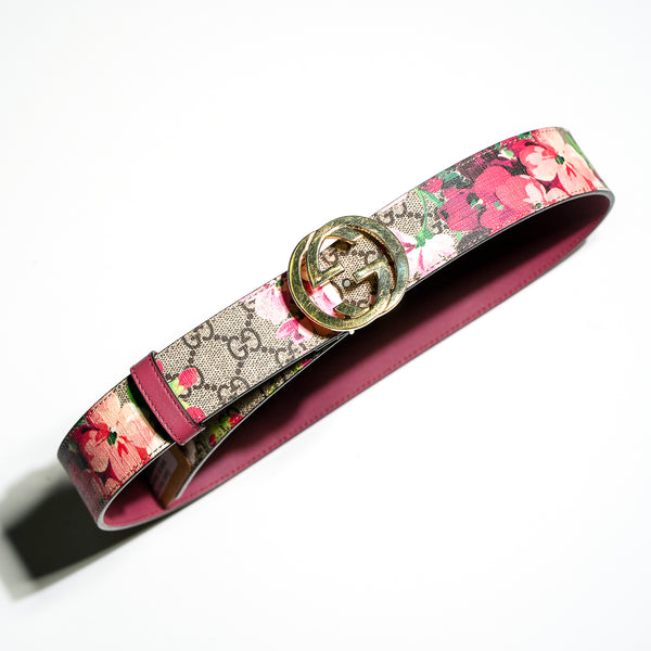 Gucci floral belt