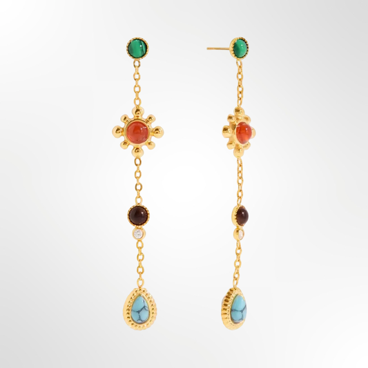 Gem Drop Earrings