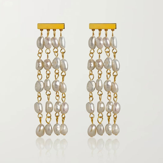 Grove Pearl Dangle Earrings