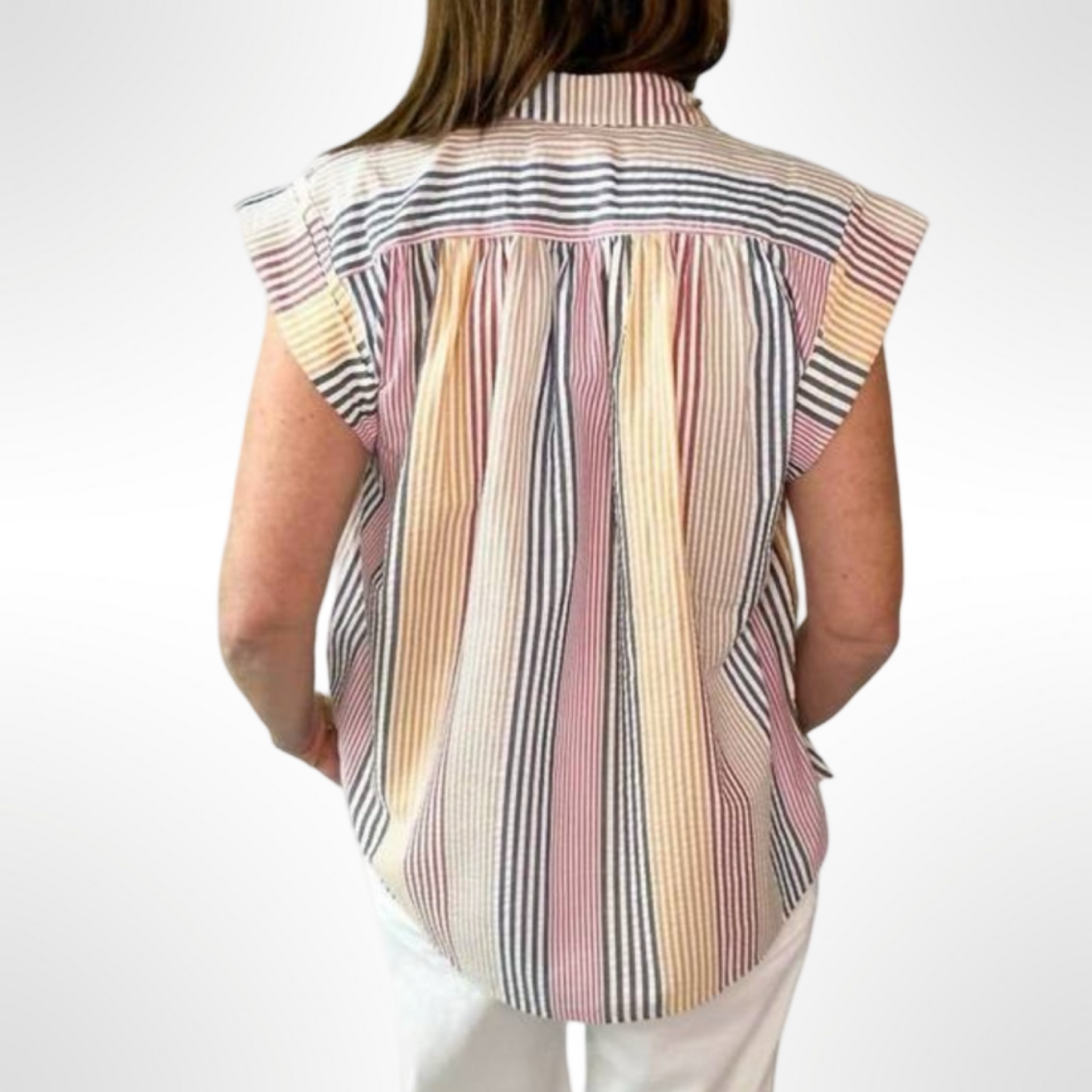 A Shirt Thing Seersucker Top NWT