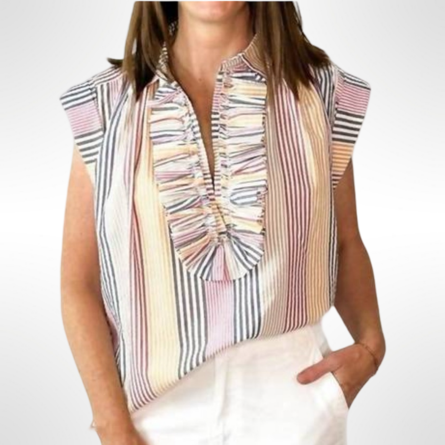 A Shirt Thing Seersucker Top NWT