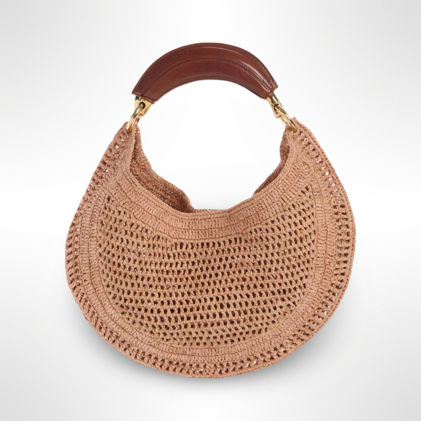 Chloe Banana Crochet Hobo