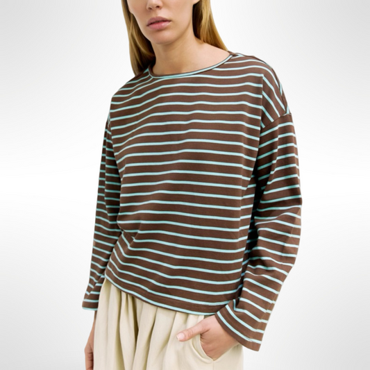 Long Sleeve Striped Tee