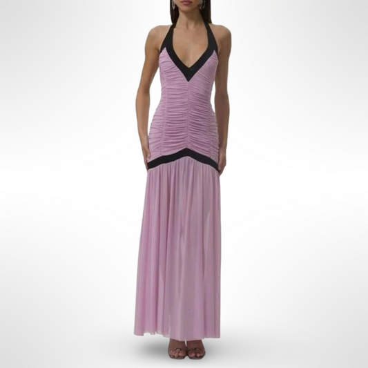 AFRM Lavender Ruched Dress