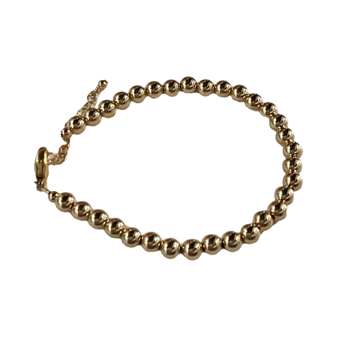 Gold Beaded Bracelet