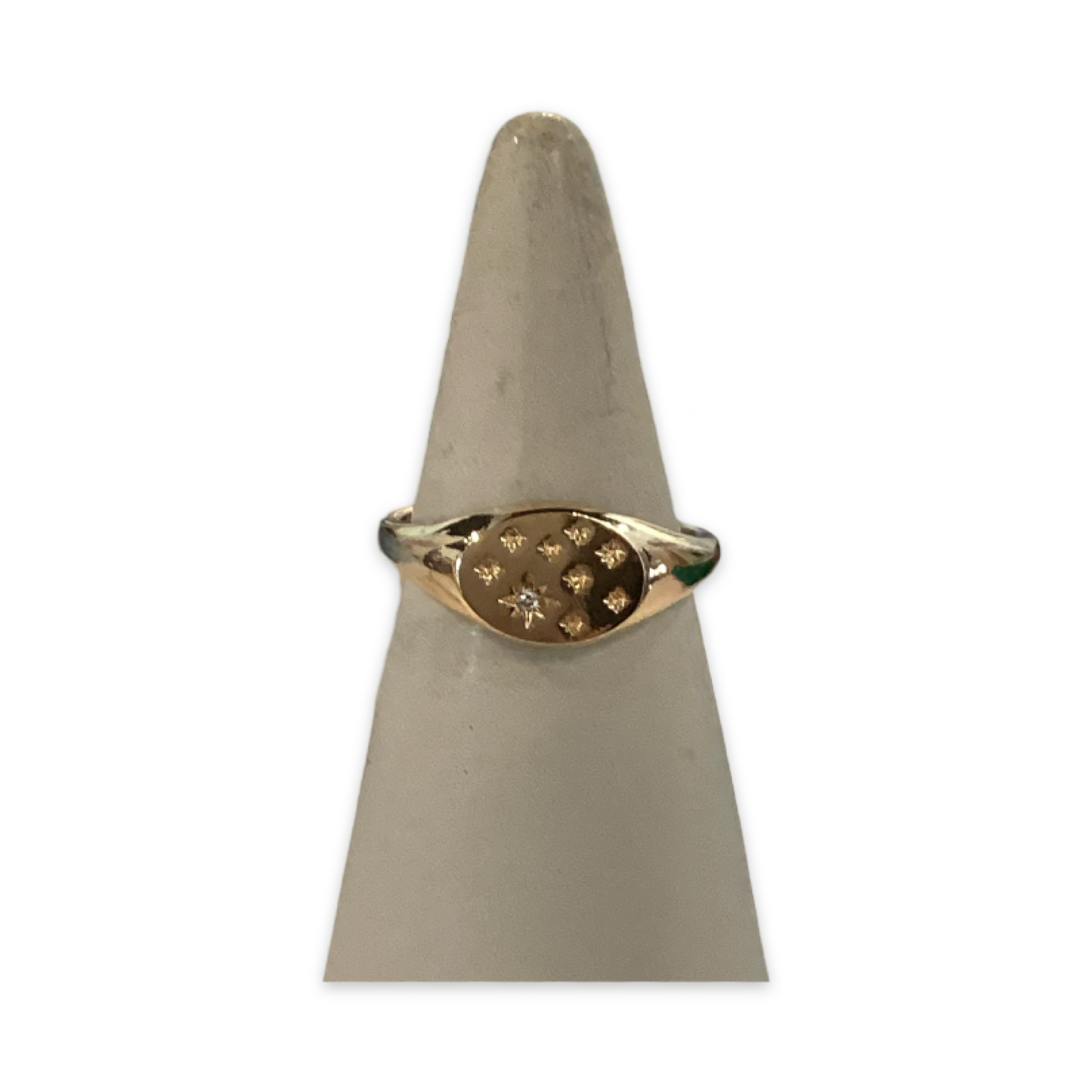 Etoile flat Face Ring