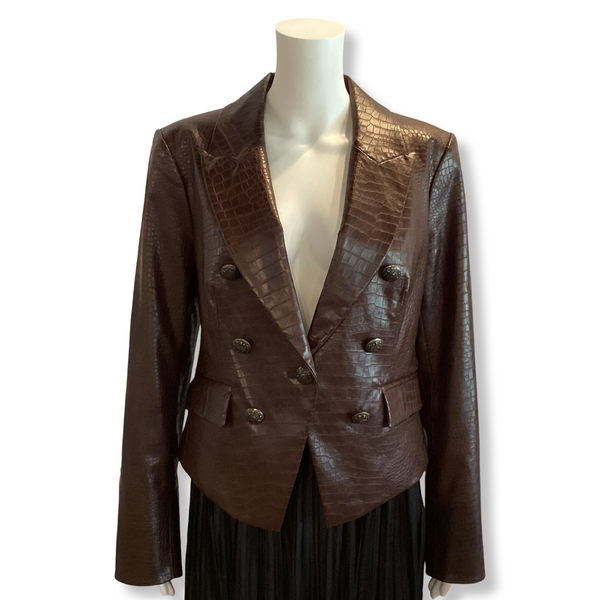 Veronica Beard Croco Blazer