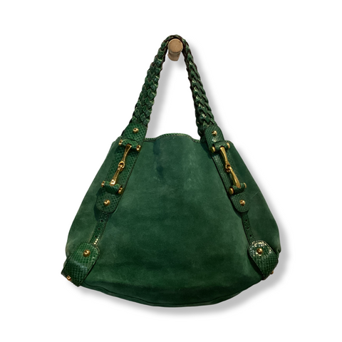 Gucci Green Pelham Tote