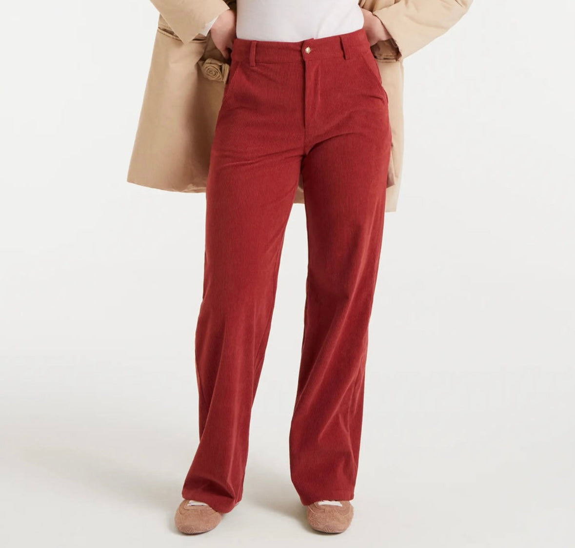 Brick Cord Wide Leg