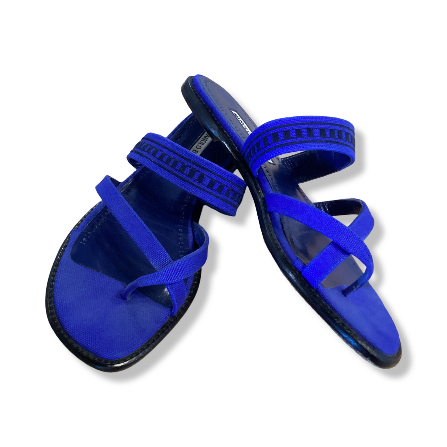 Manolo Blahnik Blue Sandal