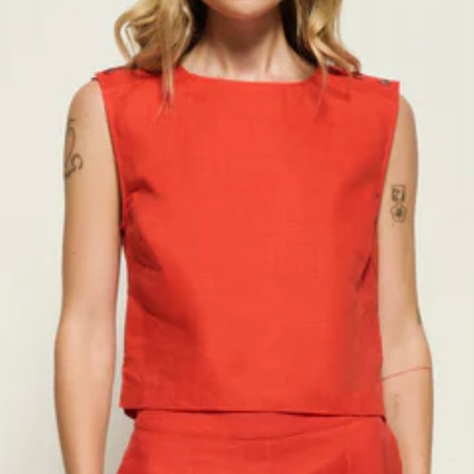 Cara Tank Aurora Red