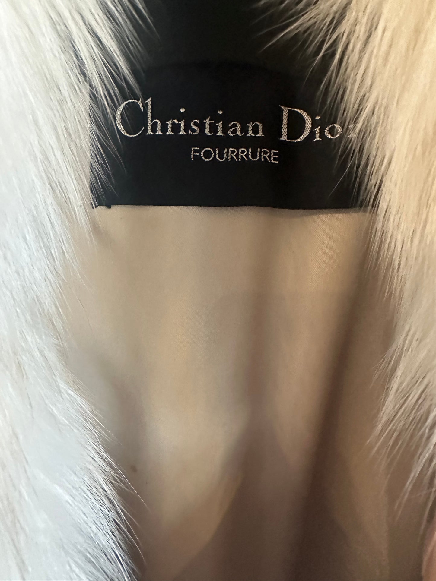 Christian Dior Silver Fox Fur