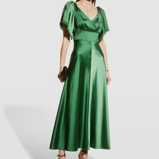 Lela Rose Satin Gown