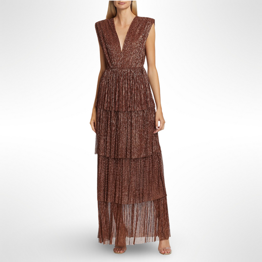 Sabina Musayev Bronze Gown
