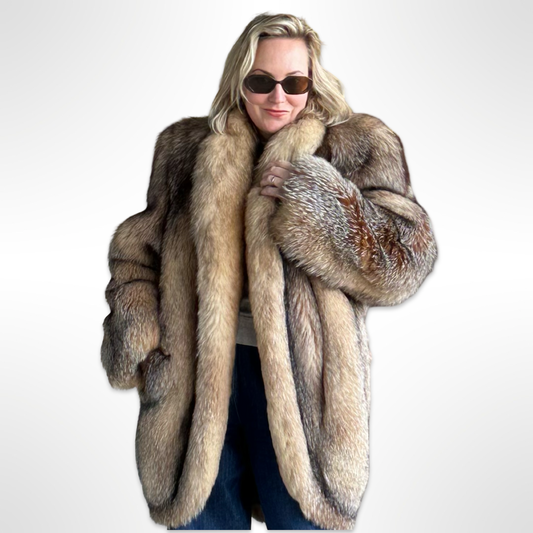 Christian Dior Beige Fox Fur